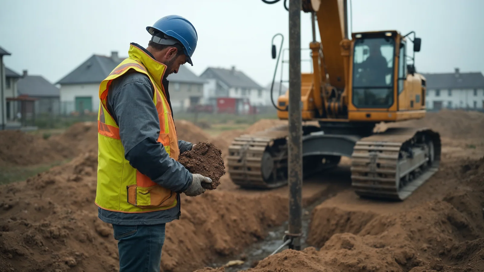 Badanie geotechniczne gruntu na działce