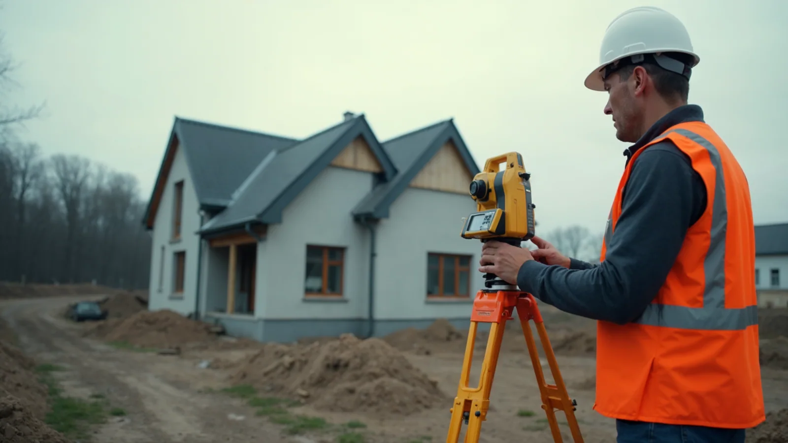 Jak wybrać działkę budowlaną w powiecie bielskim – na co naprawdę zwrócić uwagę? 1 Geodeta wytycza granice działki budowlanej